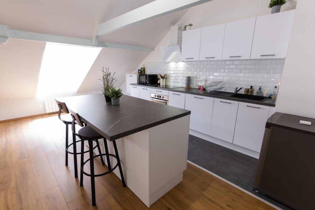 Appartement Atypique Proche Gare/ Dans L'Hyper-Centre Spacieux Pour 6P Au Coeur De Mulhouse Exterior photo